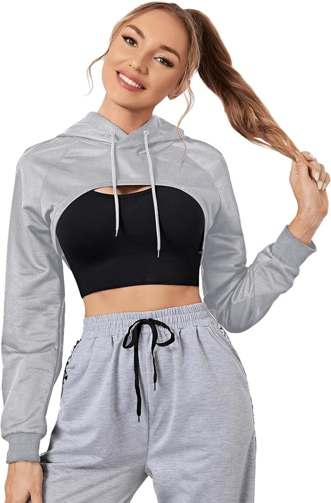 Ladies Crop Hoodie
